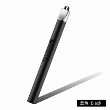 Acendedor elétrico à prova de vento, recarregável via USB, sem chama, com pescoço longo, ideal para velas, fogões a gás, lareiras,