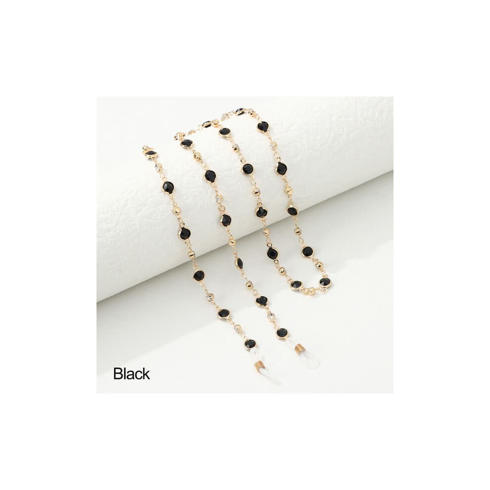 Eyeglass Chain Nylon Cord 1 Piece Black 900223980892