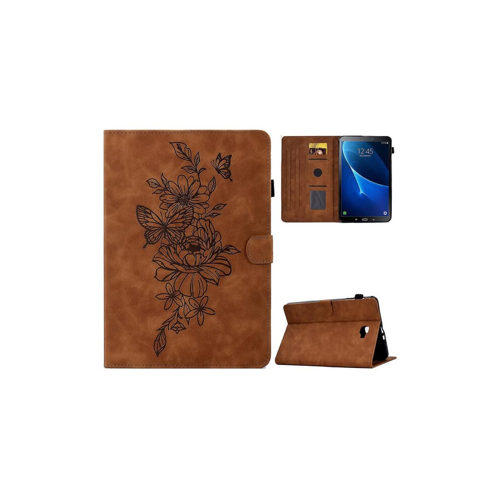 Samsung Tab A 10.1 (2016) T580/T585 Embossed Case Brown 900223998521