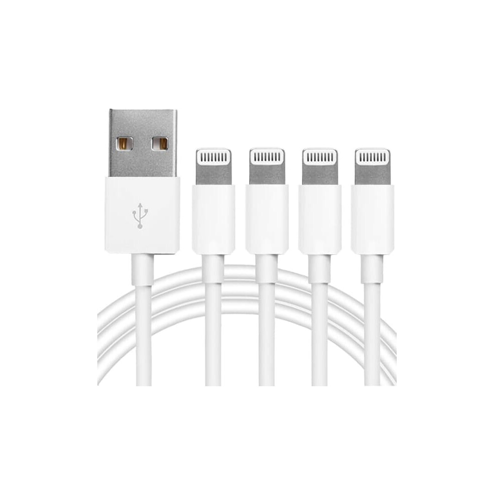 Lightning To Usb Charging Cable 6Ft 4-Pack 900223992130