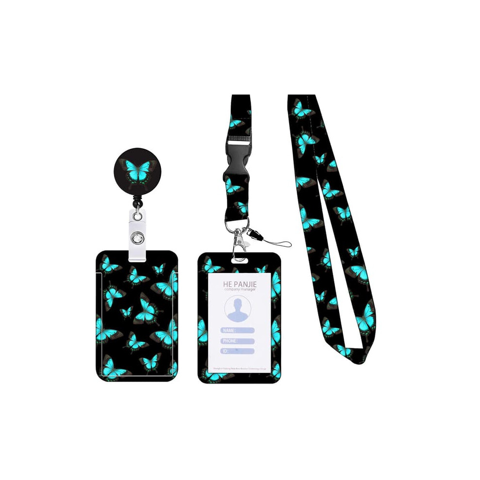 Id Card Holder With Pattern Print And Sliding Opening 900223991744