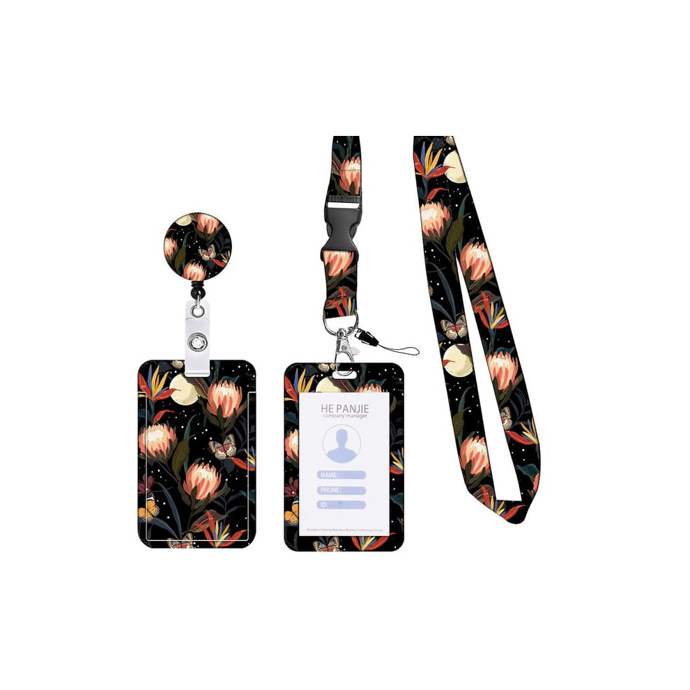 Id Card Holder With Pattern Print And Sliding Opening 900223991713