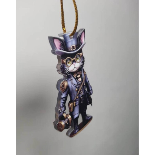 Halloween Steampunk Resindekoration 1 styck 2