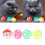 Multicolor Hollow Bell Ball Plastic Pet Toy 6