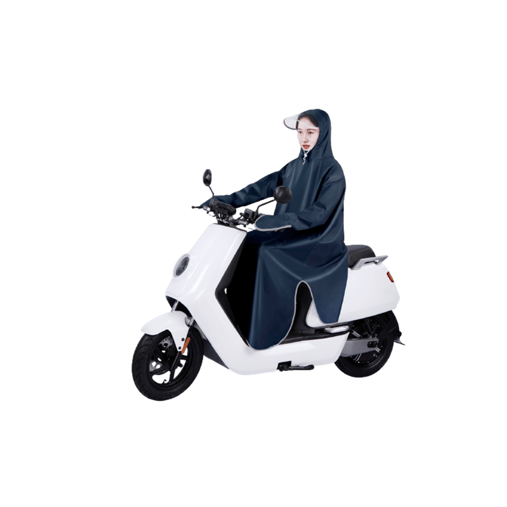Rain Poncho With Sleeves For Moped Scooter Bike Blue 900223004963