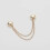 Magnetic Clothes Clips Golden Strong Button 12pcs 1