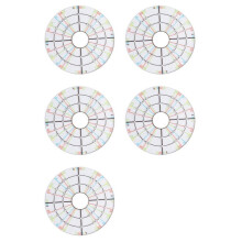 5X Acrylic Round Aliquot Drawing Ruler Clay Engraving Marking Ruler Trimming Center Point Auxiliary Turntable Small