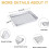 Tutuviw baking sheet with wire rack set 9.2 x 6.8 inches 7