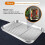 Tutuviw baking sheet with wire rack set 9.2 x 6.8 inches 5
