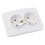 Πρίζα διπλής γείωσης 220V/16A118x80mm EU για οικιακή βιομηχανική πρίζα 3