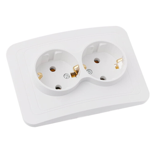 Πρίζα διπλής γείωσης 220V/16A118x80mm EU για οικιακή βιομηχανική πρίζα 2