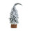 Flocked Tabletop Christmas Tree Set Wood Base 3pcs 1