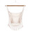 Poltrona sospesa (dondolo amaca) - SPRINGOS - Springos - 130 x 100 cm - Beige - Frange e 2 cuscini 2