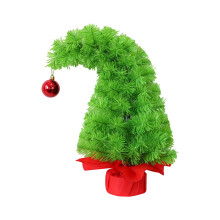 Green Artificial Christmas Tree Desktop Decor with Cloth