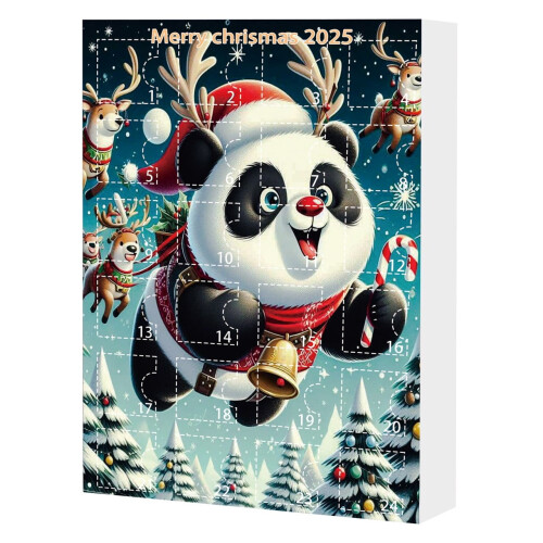 Christmas Countdown Calendar Acrylic Decoration 25 Days