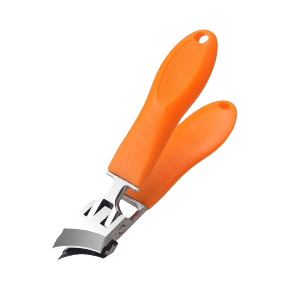 Wide Jaw Slanted Nail Clipper Stainless Steel 2 pcs