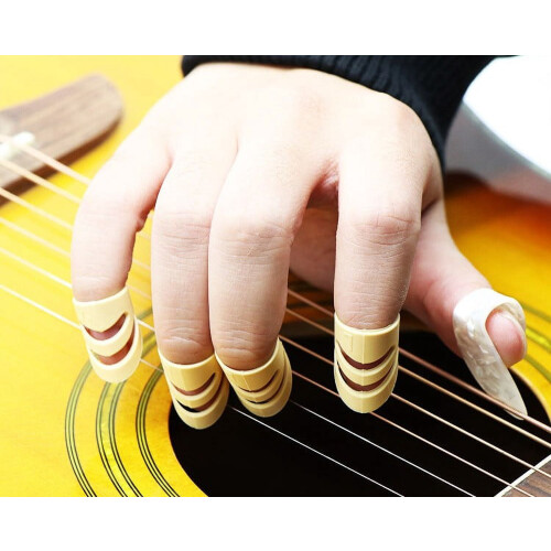 Guitar Finger Picks Set 4 Pieces (3 Forefinger + 1 Thumb) 1
