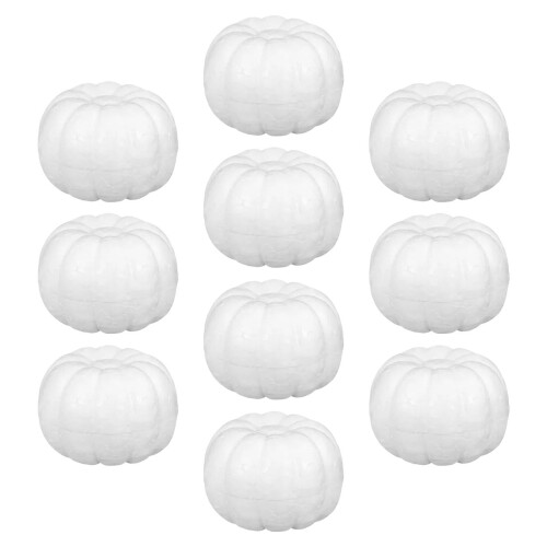 Foam Pumpkins Craft Props 8CM 10 Pieces 1