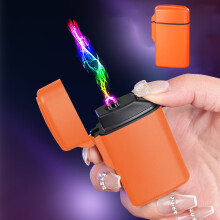 Loyerfyivos ficklampa - Elektrisk plasmabåge, USB-laddningsbar, vindtät, flamlös, kompatibel med grill, camping, öppen spis