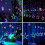 Star Curtain Lights 13.5FT 126LED 8 Modes Battery Powered 4