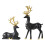 CISIL Reindeer Ornament Black Home Decor 1