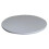 Wasserdichte, elastische, runde Tischdecke, Grau, 36 Zoll 8