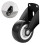 Adjustable Gate Caster Wheel Steel Rubber 1 Pack 2