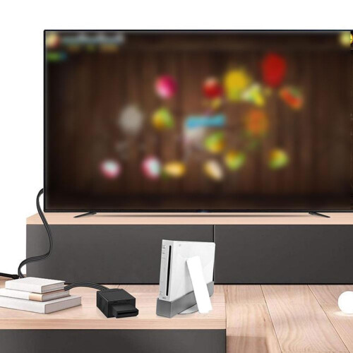 Wii til HDMI-omformer 1080P video- og lydadapter 2