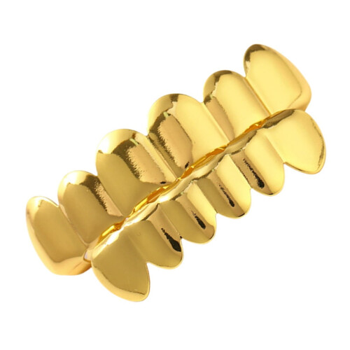 Necvior removable grillz set top and bottom 1 pair
