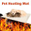 Self-Warming Cat Bed Pad Thermal Waterproof 23.62" x 17.72" 2