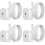 Chargeur rapide avec câble 20 W Blanc Prise UE Lot de 4 1