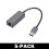 USB to Ethernet Adapter 100 Mbps Black 5-Pack 1