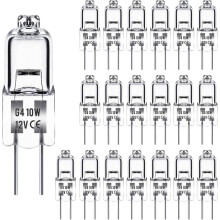 G4 halogenpærer varm hvid 12V 10W 20-pak