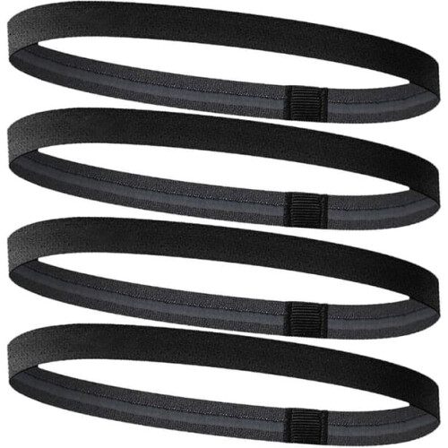 Sports Headband Elastic Non-Slip 4-Pack