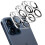 Lot de 3 protections d'objectif en verre trempé pour iPhone 15 Pro 1