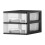 ZUBKTE transparente Schreibtisch-Organizer-Schubladen, 3er-Pack 2
