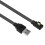Cabo USB para Mini USB em ângulo reto, de silicone, plano, 0,3 m 1
