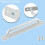 Aceovo aluminum sliding door handle silver 2
