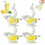 Manuel citronpresser, transparent akryl, 4 stk. 1