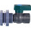 PVC rain barrel faucet kit with bulkhead mount adapter 2