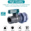 PVC rain barrel faucet kit with bulkhead mount adapter 5