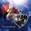 Universe hart hanger ketting dubbelzijdig glas 5