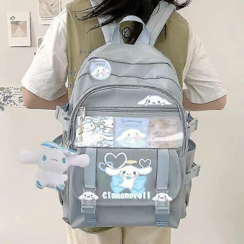 Sanrio Kuromi rygsæk til studerende, stor kapacitet