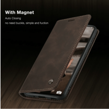 Etui skórzane do Samsung A53 5G ciemnobrązowe