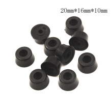 Pés de borracha antiderrapantes para móveis, 20x16x10mm, 10 unidades