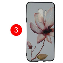 LEMAN virágmintás tok Samsung Galaxy S9Plus-hoz