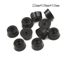 Pés de borracha antiderrapantes para móveis, 10 unidades, 22 x 18 x 10 mm