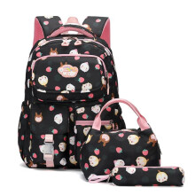 Cartoon-Rucksack-, Lunch- und Federmäppchen-Set (3-teilig)