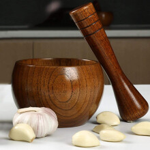 Wooden Mortar and Pestle Set Large12-inch