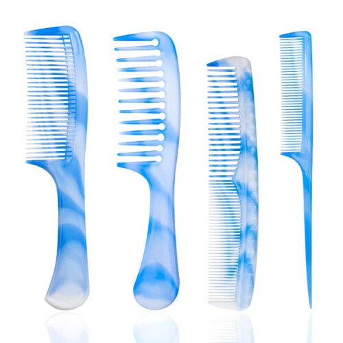 Forcine blu per capelli fini, compatibili con vari pettini,